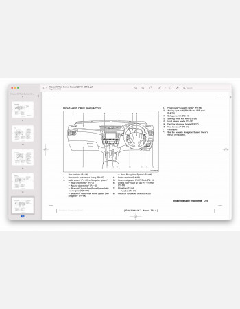 nissan x-trail owners manual (2013 - 2017)